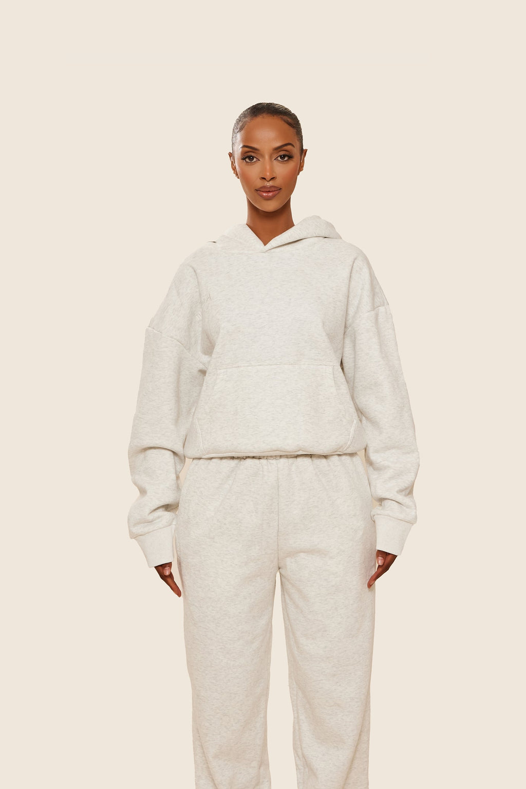 The Classics Hoodie in Grey Marl