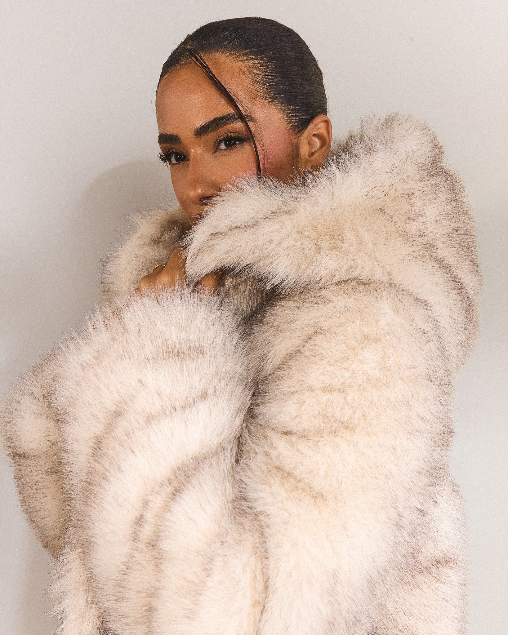 The Maple Maxi Coat in Cream