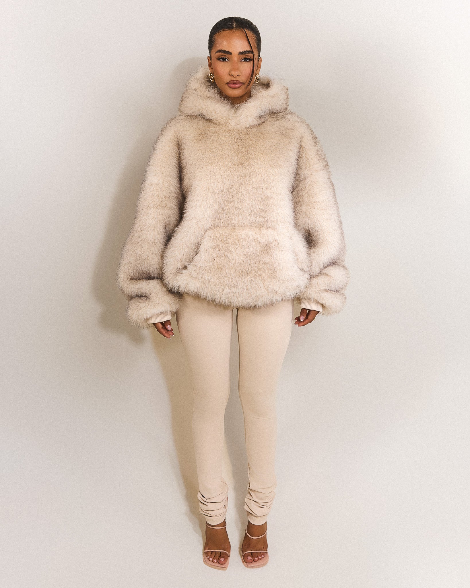 The Blair Hoodie in Cream