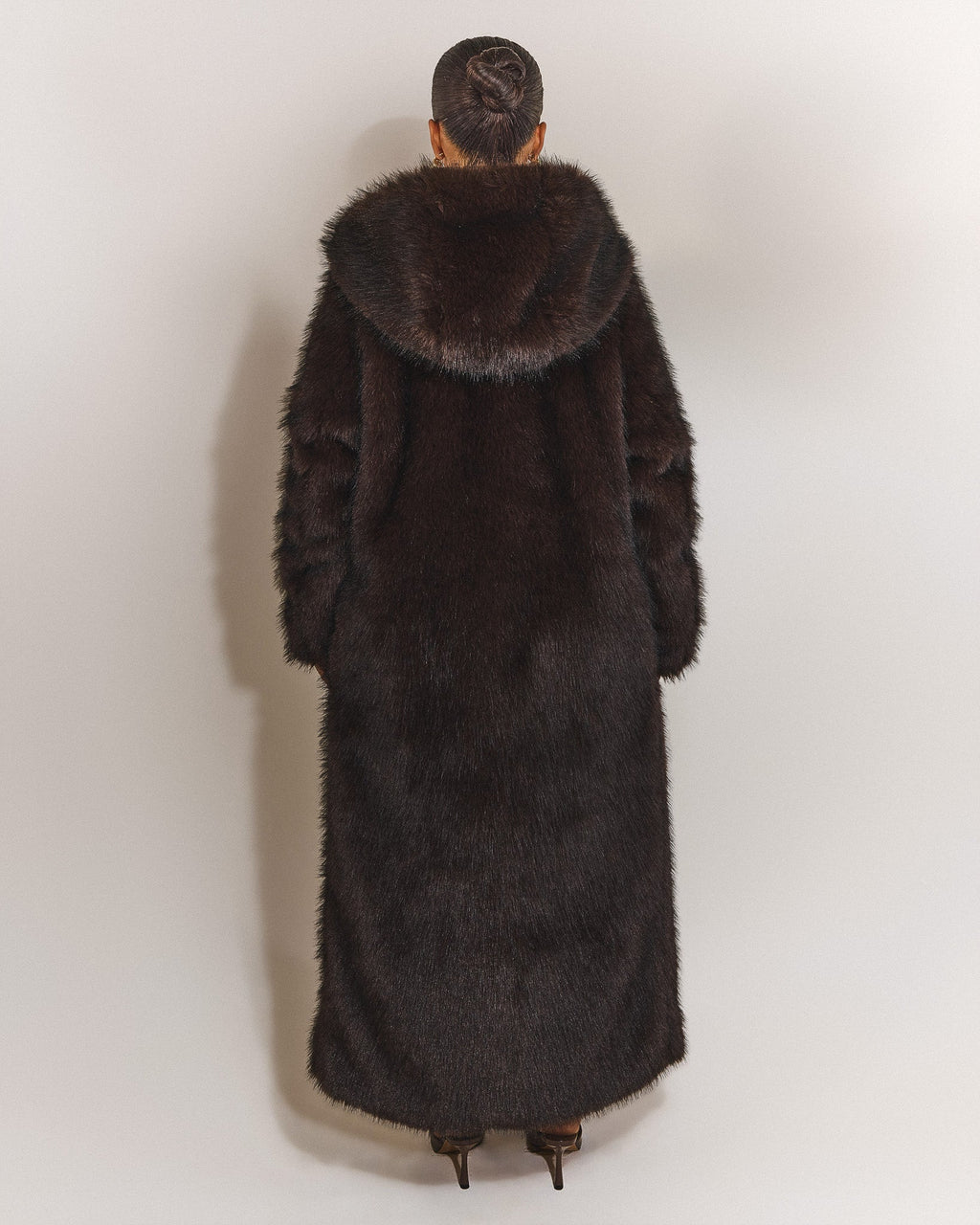 The Maple Maxi Coat in Brown