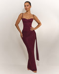 The Lexi Maxi Skirt in plum