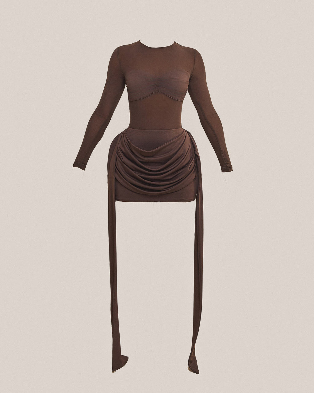 The Yara Skirt In Brown