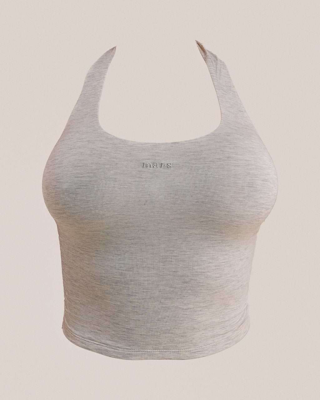 The Halter Vest in Grey Marl