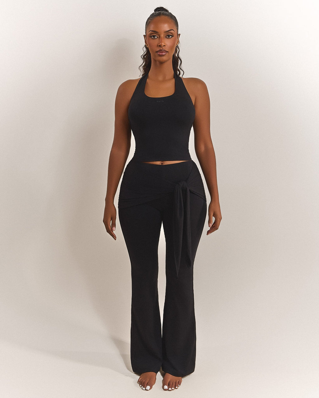 The Tie Trousers in Black
