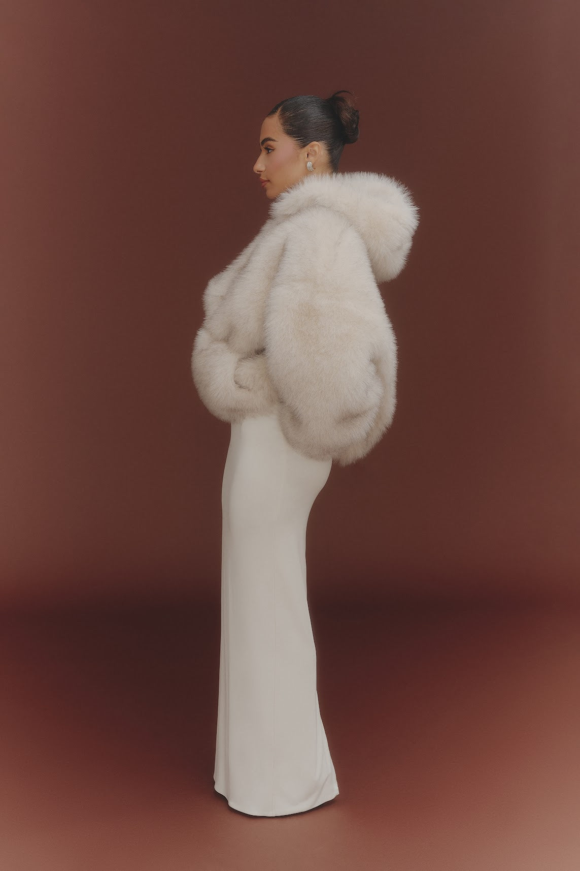 The Blair Hoodie in Cream